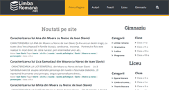 Desktop Screenshot of limba-romana.net